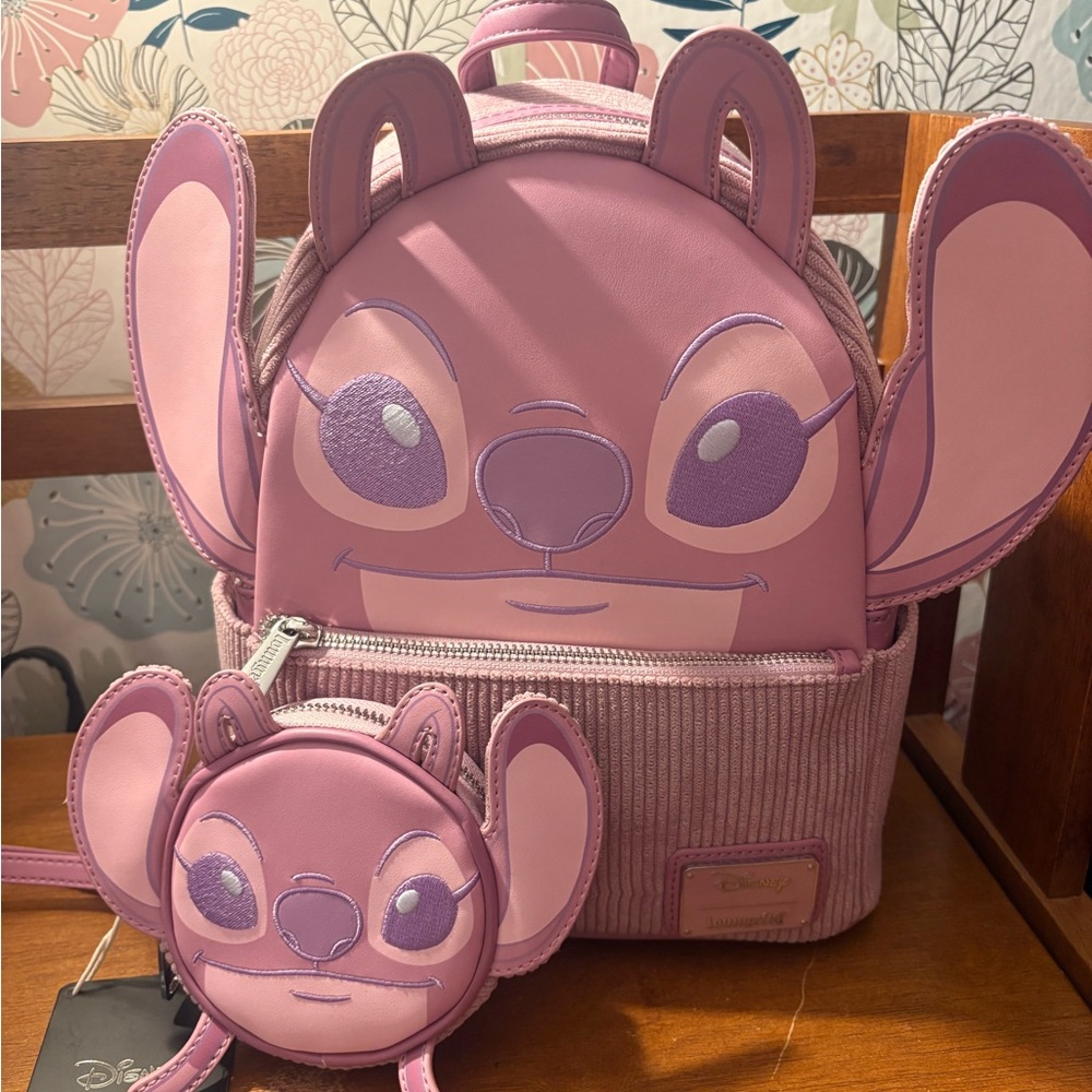 NWT Loungefly Angel Backpack and Coin Purse